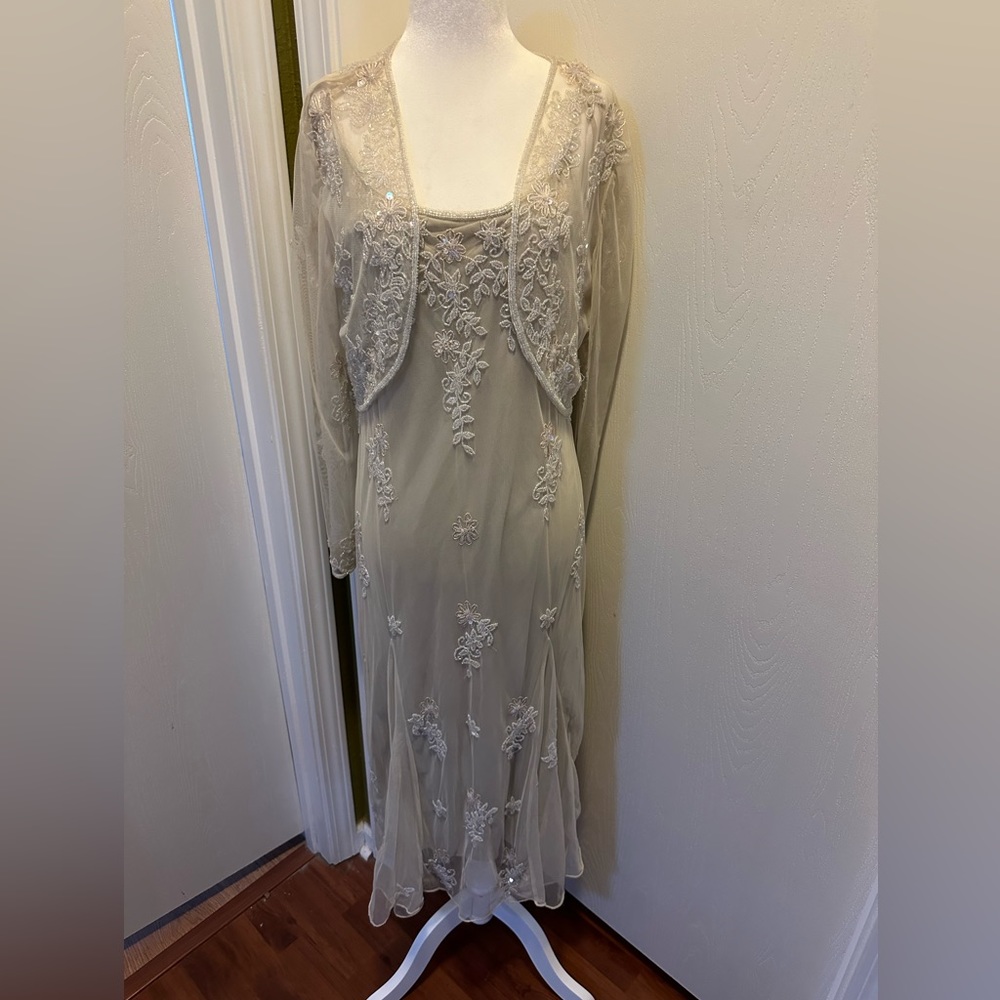 Stenay Vintage Beaded Dress & Jacket